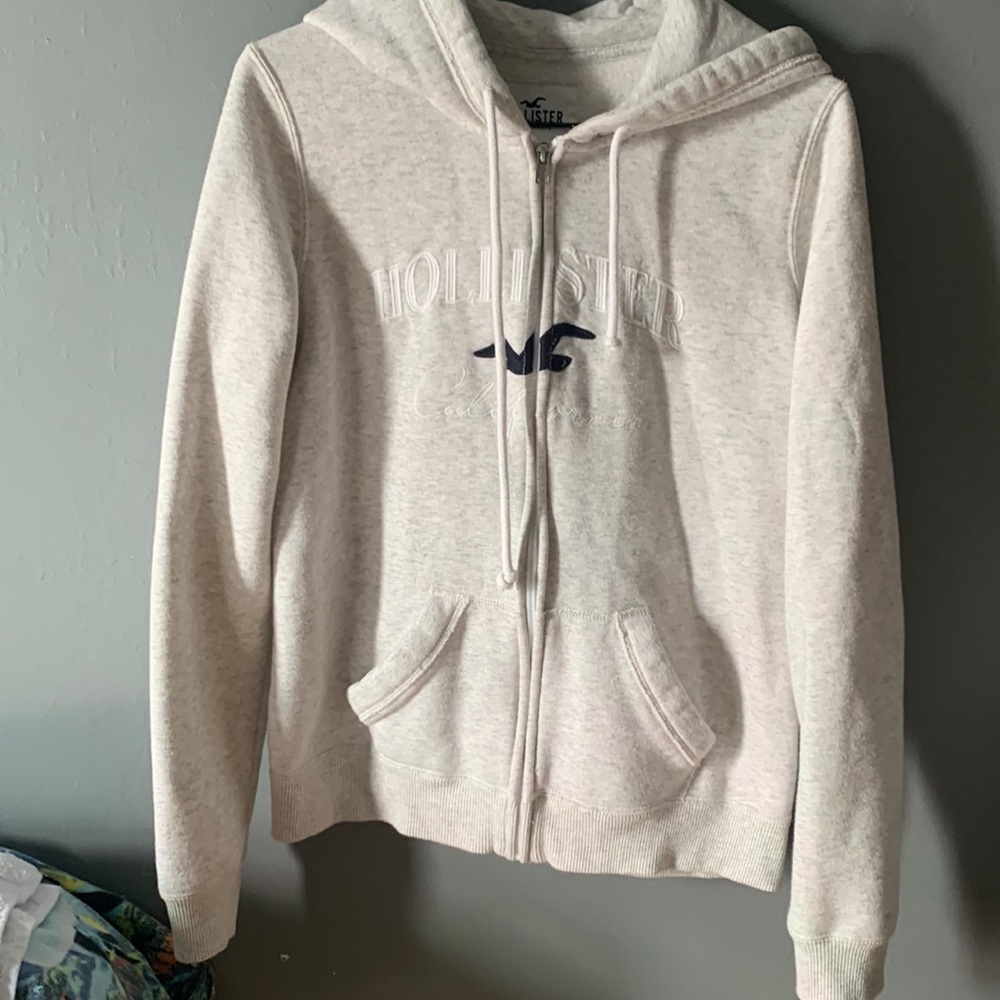 Hollister zip up sweater